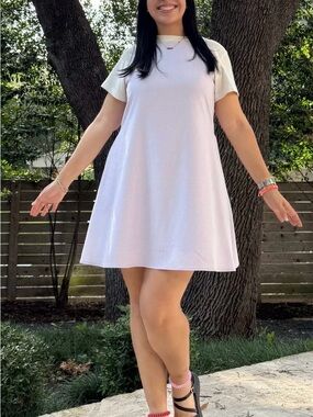 Everyday Lavender Mini Swing Dress - Comfortable Casual Style